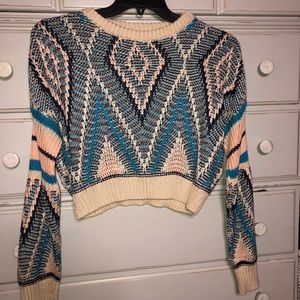 WORN ONCE! Boho sweater